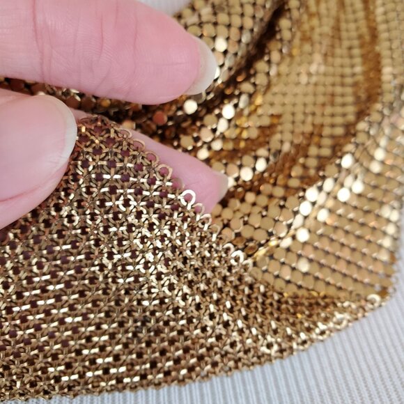 Whiting & Davis bandana-style necklace and earring set - Picture 4 of 16